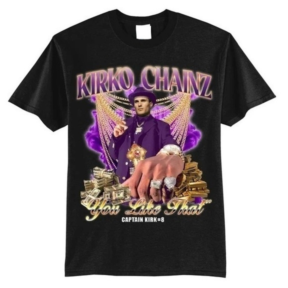 Kirk Cousins T-Shirt Minnesota Vikings Captain Kirk TShirt